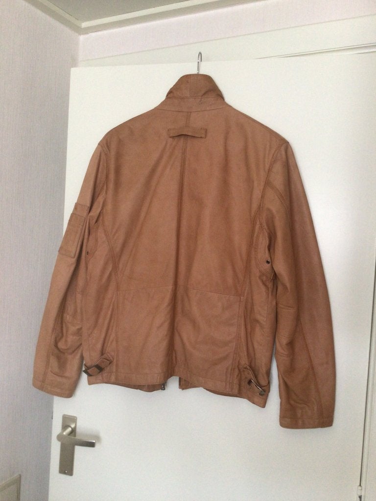 Leren heren jack, Overige kleuren, Maat 48/50 (M), Milestone, Ophalen of Verzenden