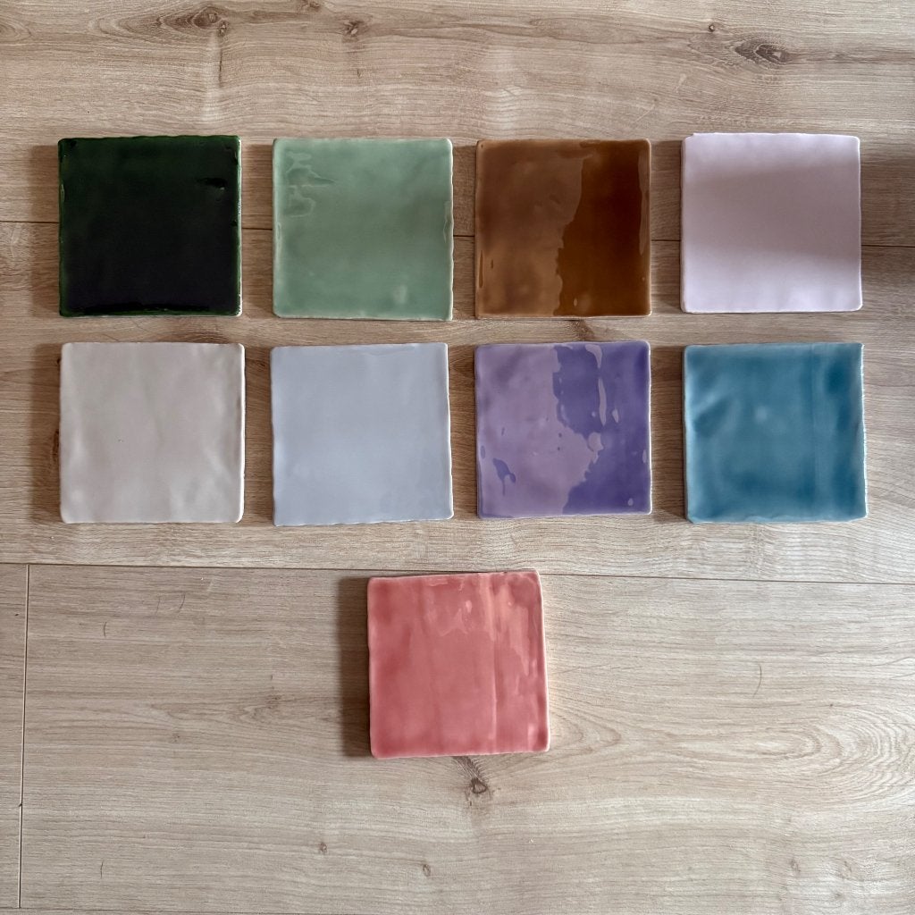 Diverse 10x10 cm tegels in verschillende kleuren, Verzenden, Nieuw, Minder dan 20 cm, Minder dan 20 cm