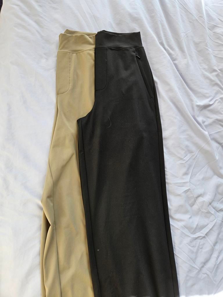 Ninepine Asana Relaxed Straight Pants XXS-lengte 36, Zwart, Ophalen of Verzenden, Zo goed als nieuw, Maat 34 (XS) of kleiner