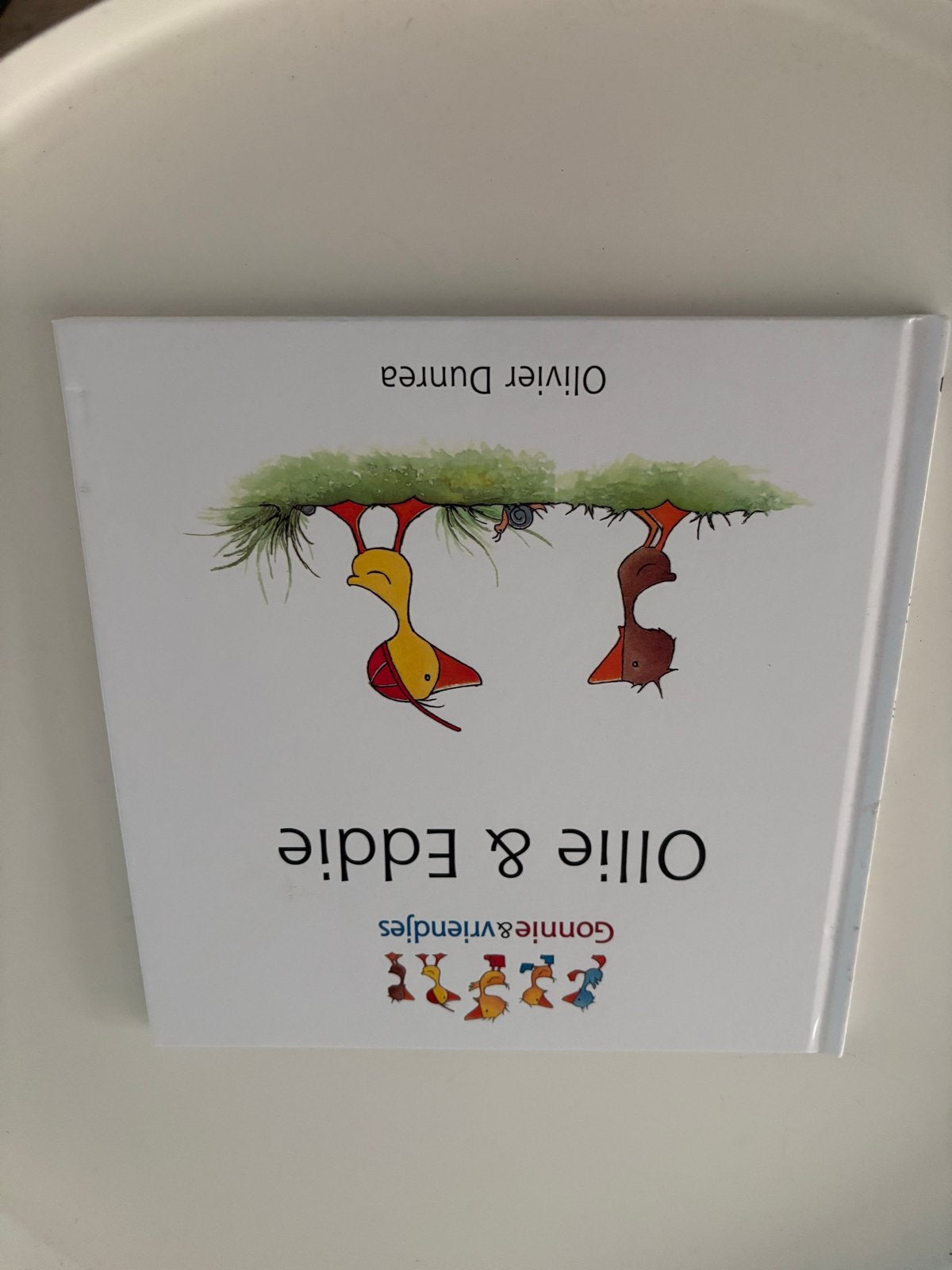 Ollie & Eddie: Gonnie & vriendjes - Olivier Dunrea, Boeken, Fictie algemeen, Jongen of Meisje, Ophalen of Verzenden, Zo goed als nieuw