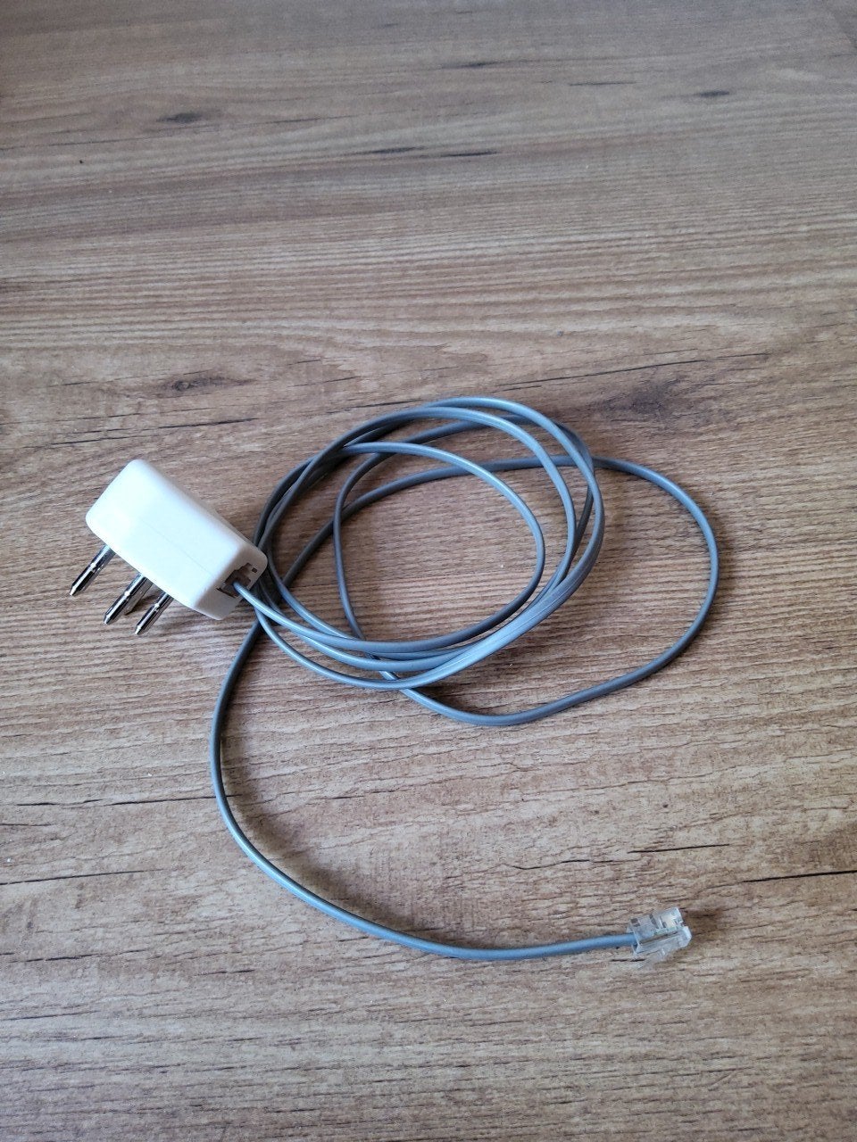 Telefoon DSL lijn met plug - Rj11 kabel telefoonkabel 180 cm, Ophalen of Verzenden, Gebruikt