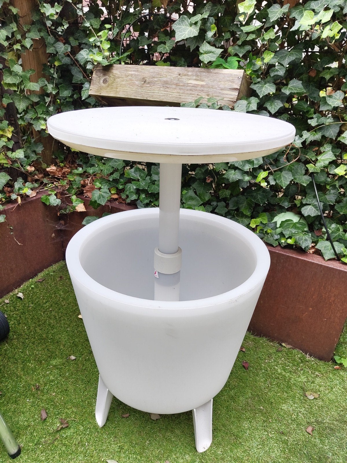 Superleuke ronde borrel koelbox - 60cm rond, 80cm hoog, Ophalen, Gebruikt