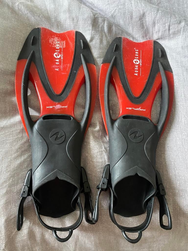 Aqualung Proflex zwemvliezen vinnen verstelbaar maat 35-39, Watersport en Boten, Duiken, Ophalen of Verzenden, Gebruikt, Zwem- of Duikvliezen