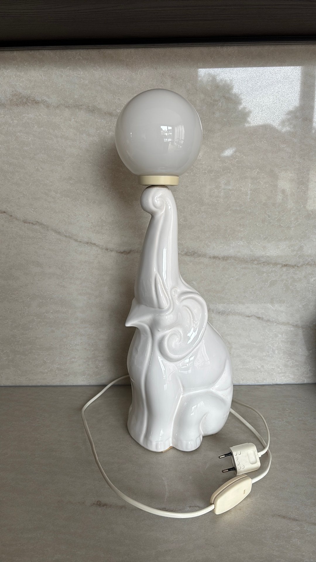 Tafellamp olifant, Huis en Inrichting, Lampen | Tafellampen, Ophalen, Minder dan 50 cm