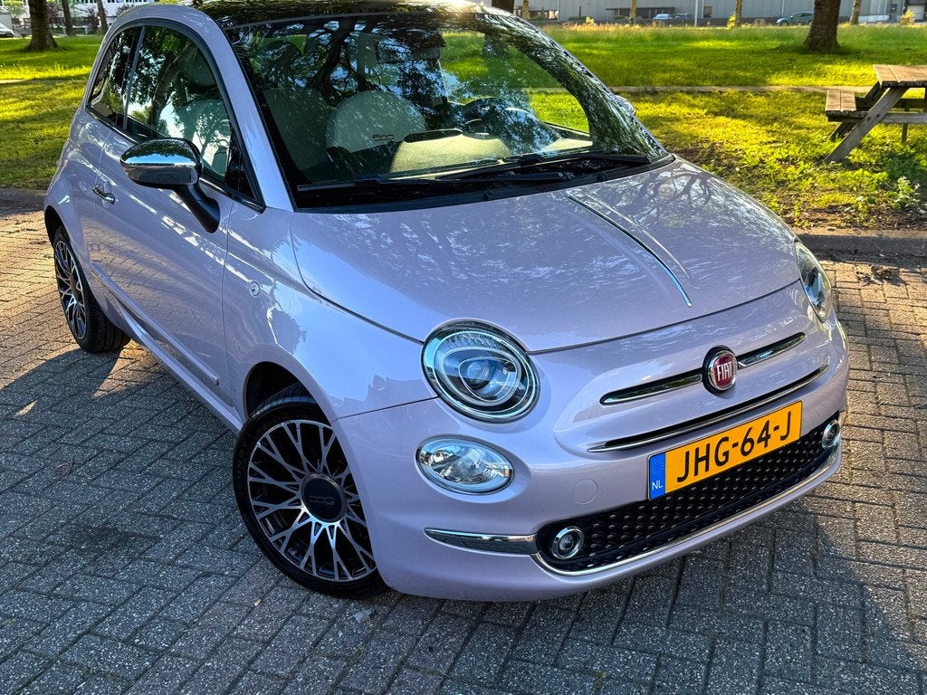 Fiat 500 1.0 Hybrid Rockstar PINK, Voorwielaandrijving, Gebruikt, Euro 6, Overige kleuren