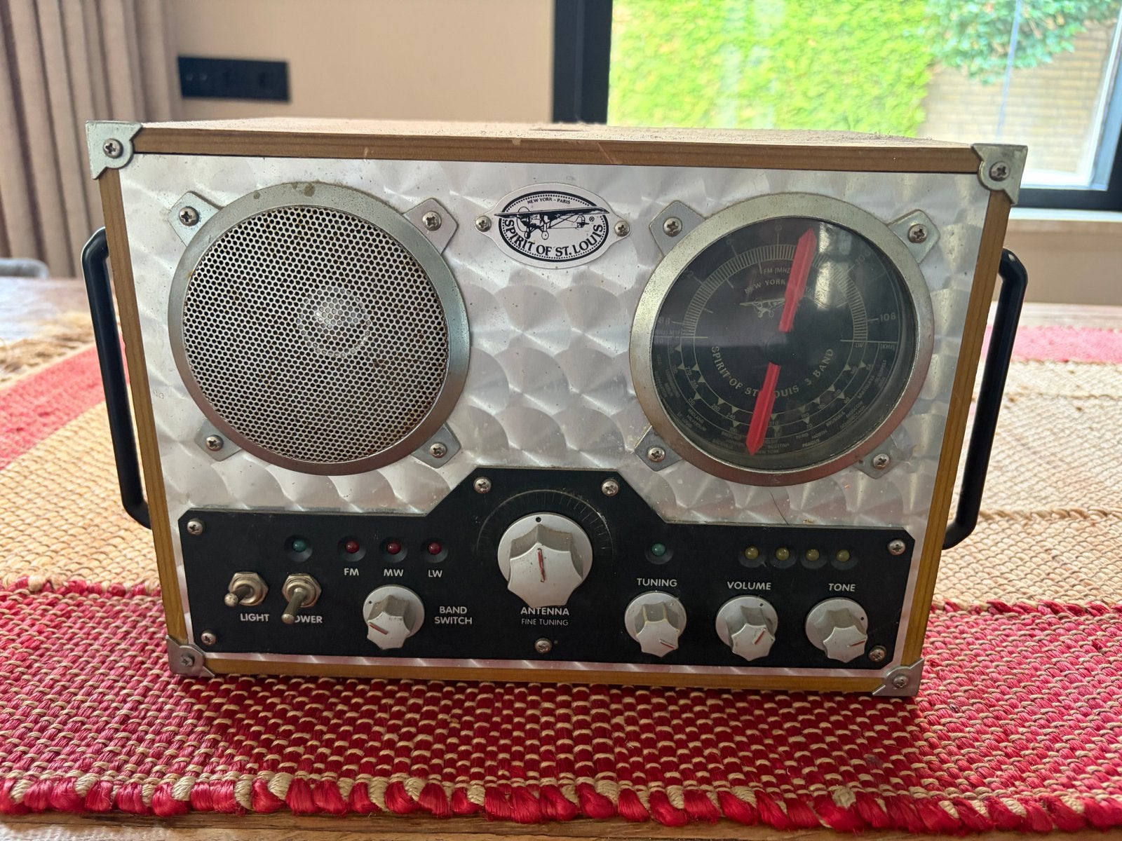 Spirit of St. Louis Field Radio - Vintage Look, Audio, Tv en Foto, Radio's, Ophalen, Gebruikt, Radio