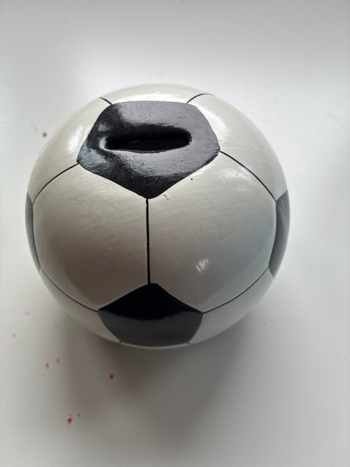 Voetbal spaarpot - Keramiek, Ophalen, Gebruikt, Steen, Aardewerk of Keramiek, Overige thema's
