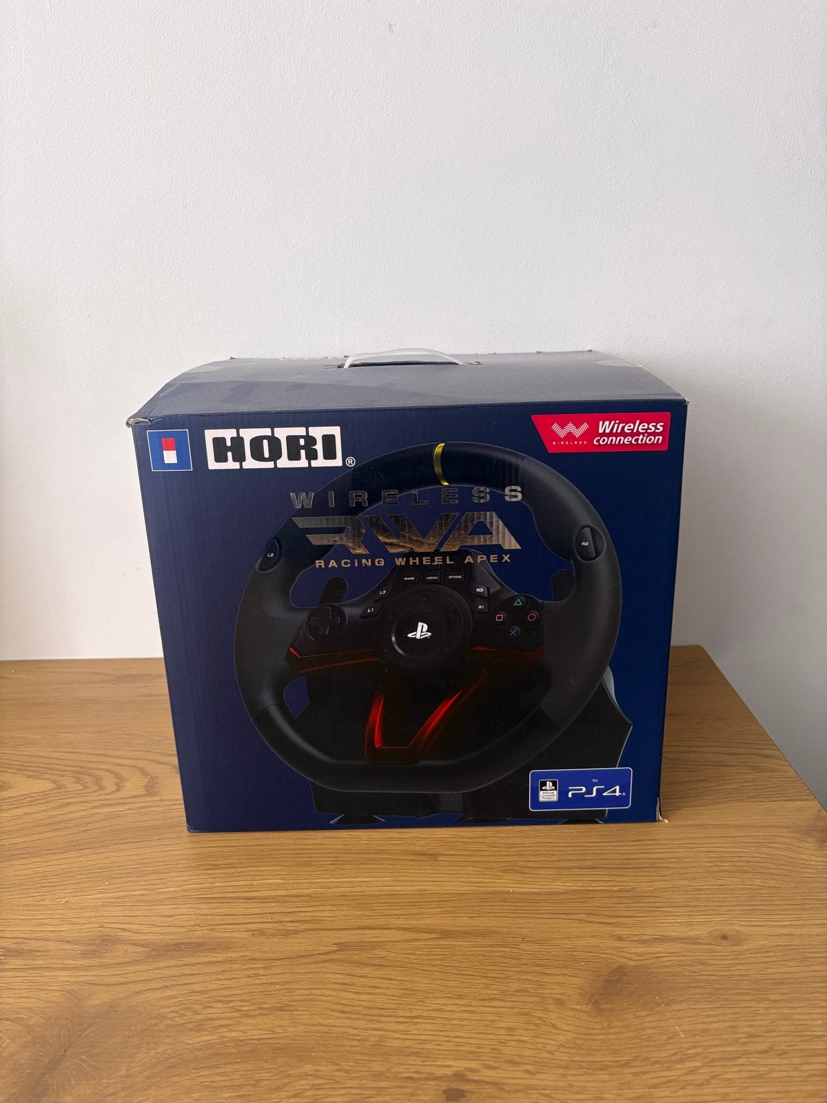 HORI Racing Wheel Apex voor PS5/PS4 -  Stuur en Pedalen, Ophalen of Verzenden, Zo goed als nieuw, Stuur of Pedalen, PlayStation 4