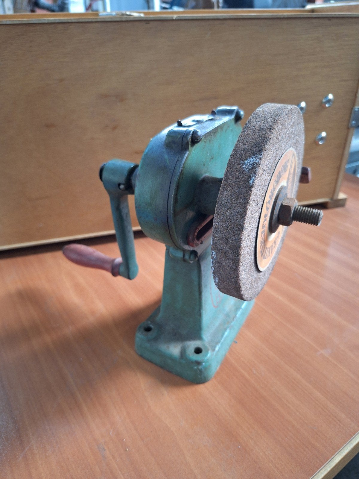 Antieke handslijpmachine - Granit Csiszolókorong, Gebruikt, Overige typen, Onbekend, Ophalen of Verzenden