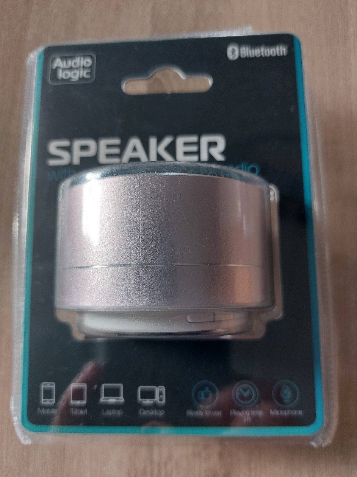 Audio Logic Bluetooth Speaker met Microfoon en FM Radio, Audio, Tv en Foto, Luidsprekers, Ophalen of Verzenden, Nieuw, Minder dan 60 watt
