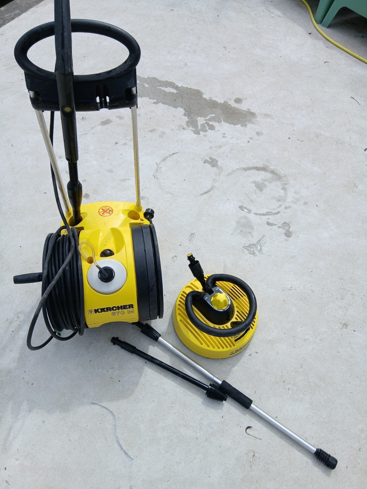 Karcher hogedrukreiniger 670m, Ophalen, Zo goed als nieuw, Elektrisch, Karcher