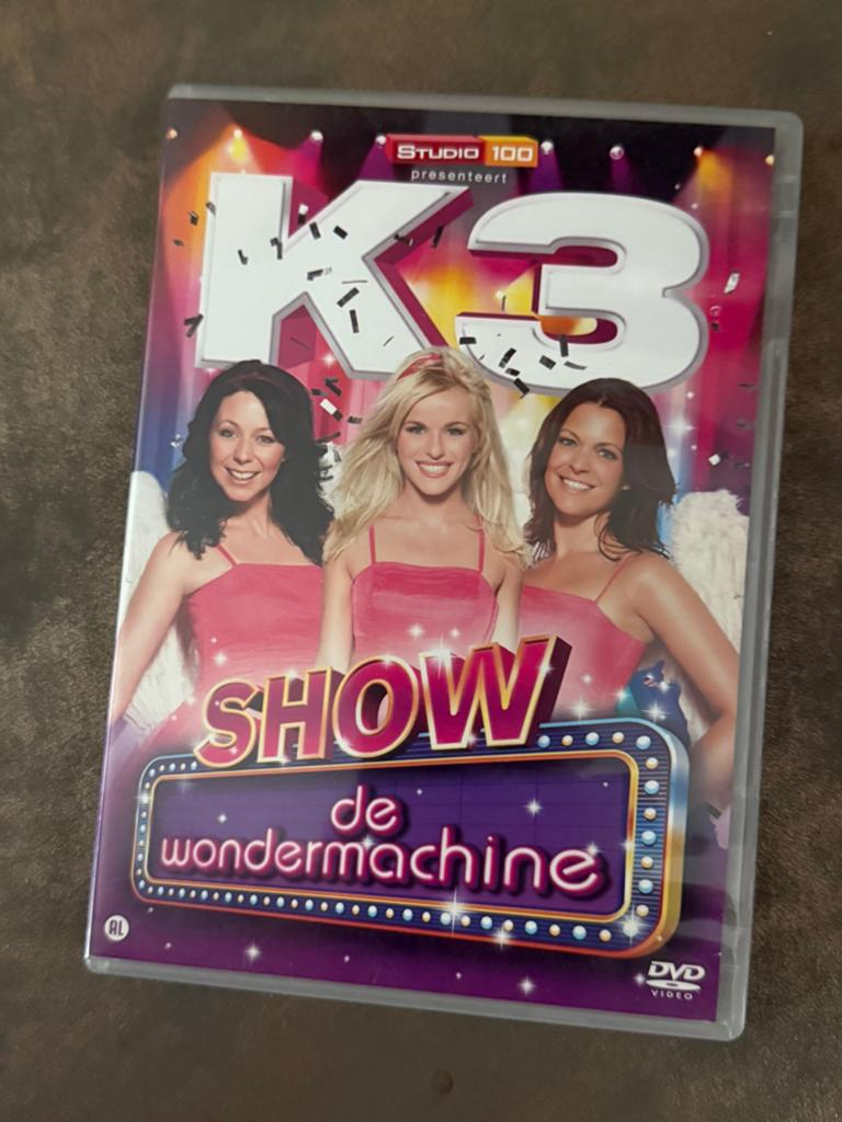 K3 Show: De Wondermachine DVD - Studio 100, Cd's en Dvd's, Alle leeftijden, Overige genres, Ophalen of Verzenden, Zo goed als nieuw