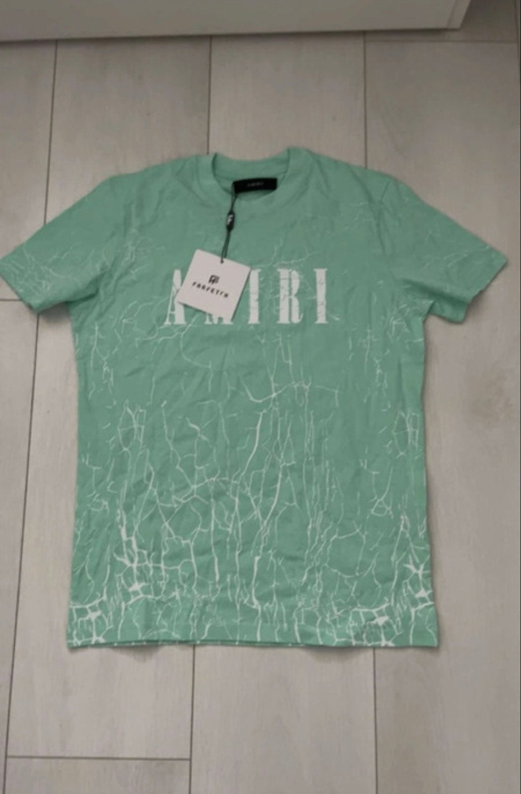 Amiri T-shirt - Nieuw met labels, Kleding | Heren, T-shirts, Nieuw, Maat 48/50 (M), Groen, Ophalen of Verzenden