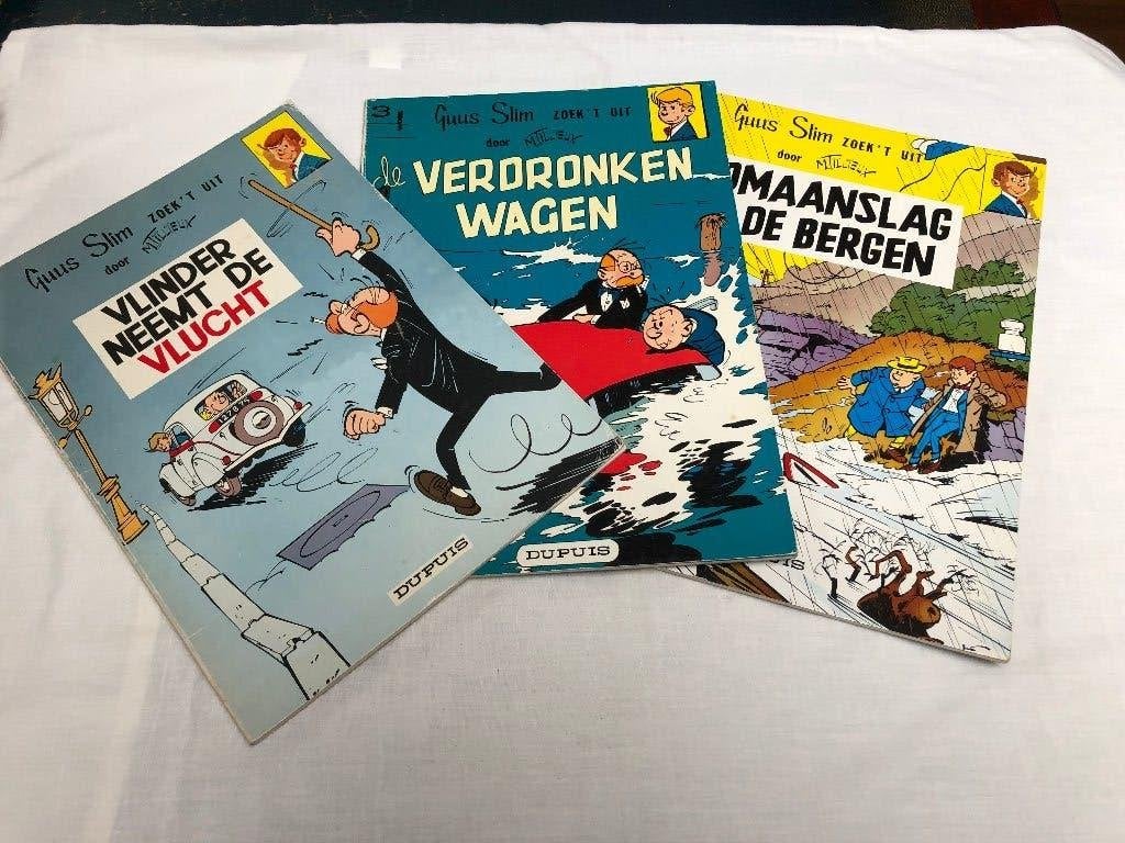 Guus Slim 6 albums SC allen herdruk, Boeken, Gelezen, Marcel Tillieux, Ophalen of Verzenden, Meerdere stripboeken