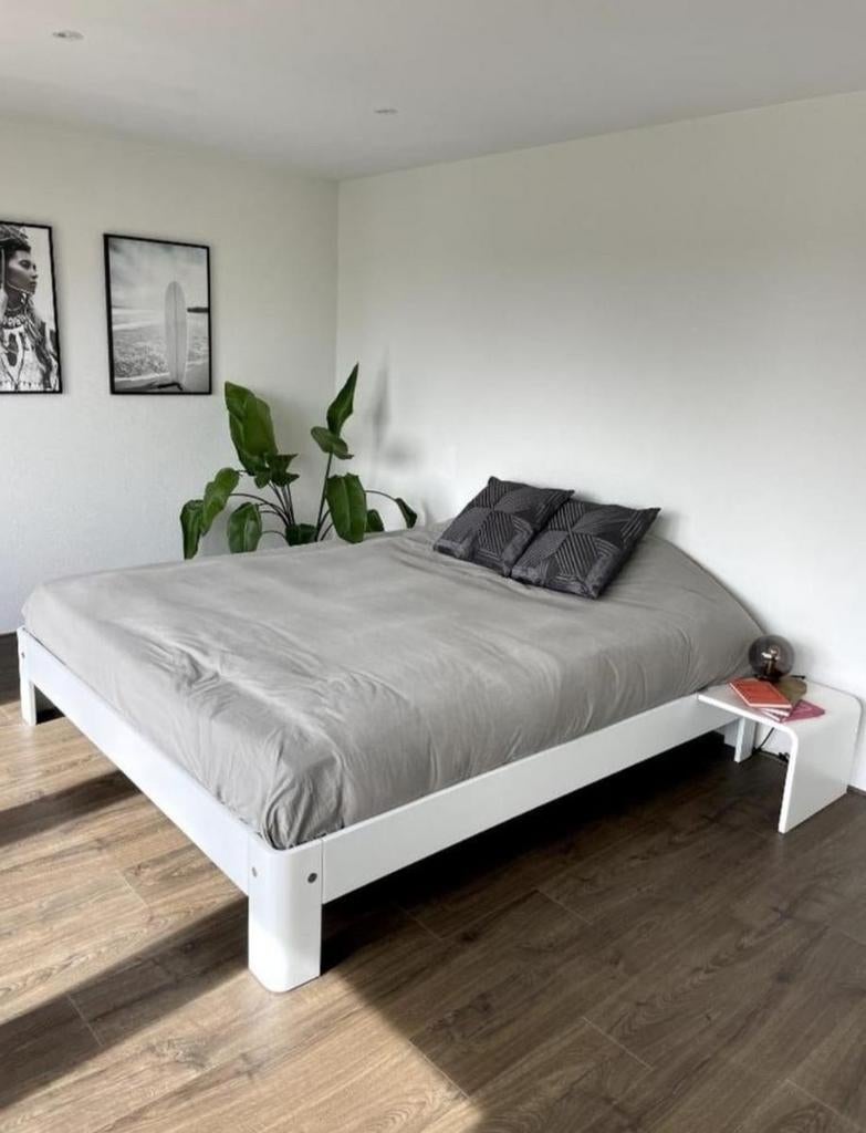 Auping Auronde bed 180x200, Verstelbaar, Wit, Tweepersoons, Ophalen of Verzenden