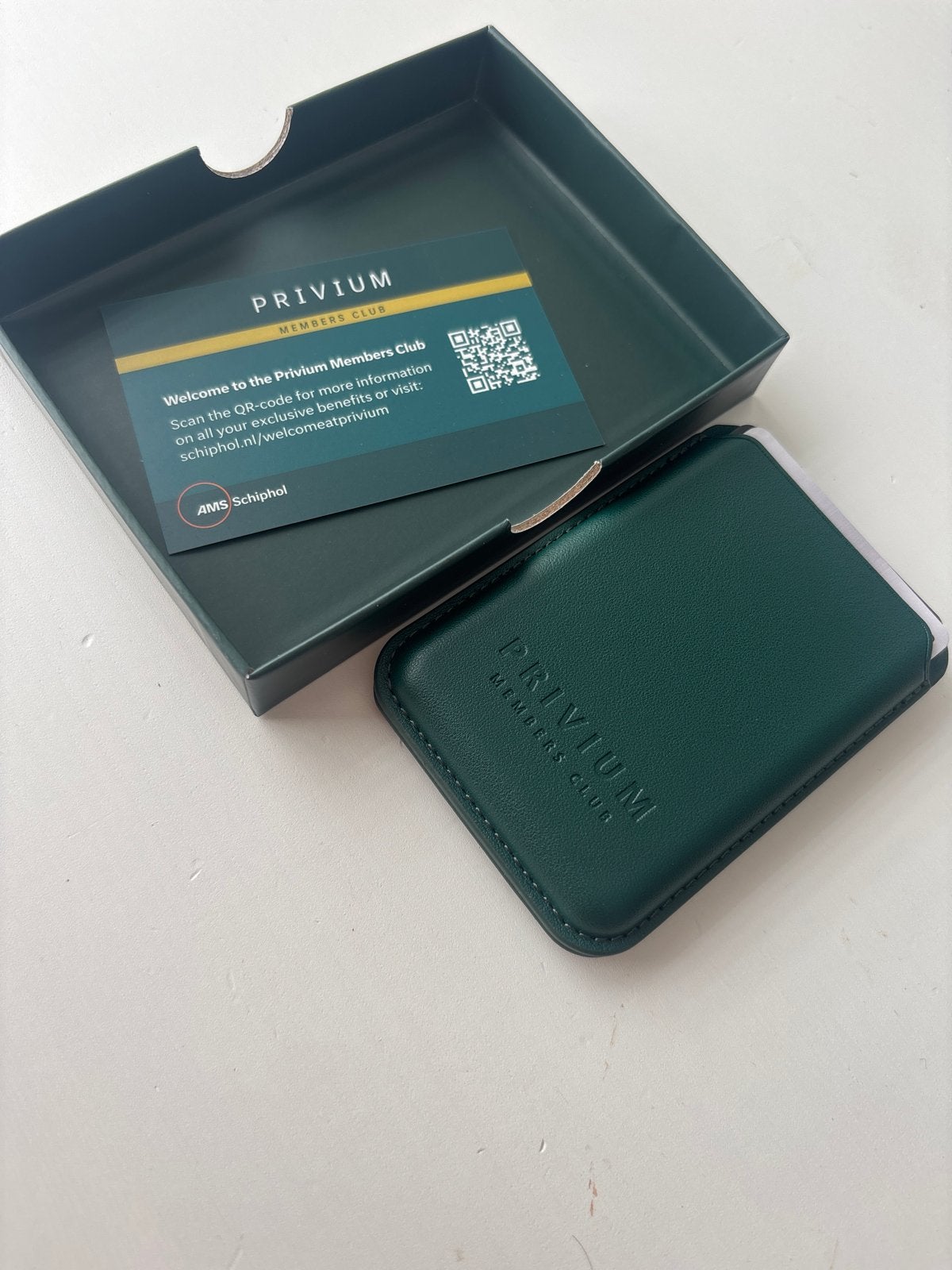Privium kaarthouder, Ophalen of Verzenden, Nieuw, Groen, Overige merken