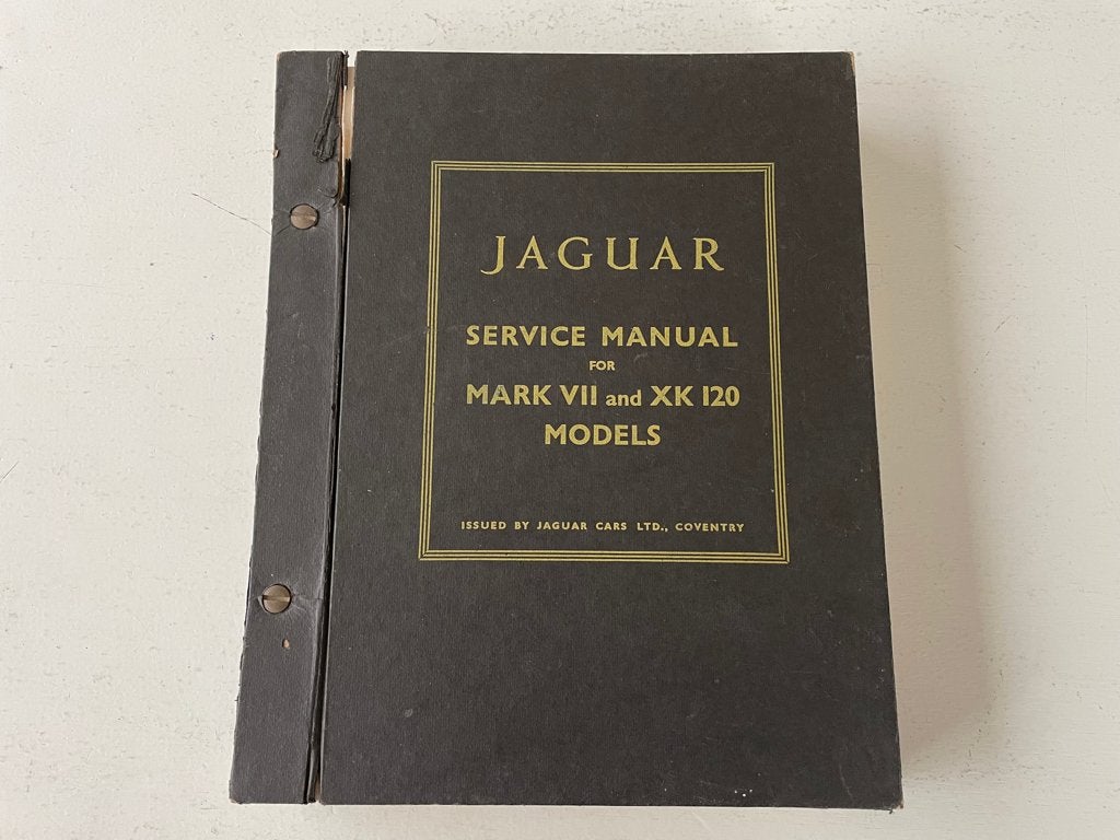 Jaguar Service Manual XK120 and Mark VII models, Ophalen of Verzenden