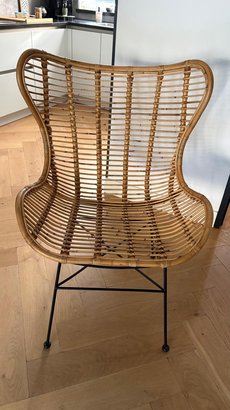 ZGAN - Rotan fauteuil Jasmine, Ophalen, Bruin, Riet of Rotan, Zo goed als nieuw