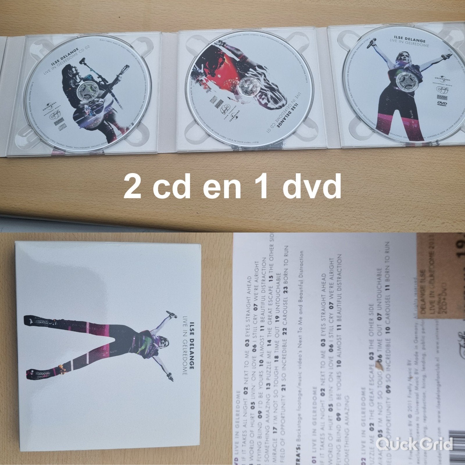 Ilse DeLange Live in Gelredome CD + DVD Speciale Uitgave, Gebruikt, Pop, Live-album, Inclusief DVD