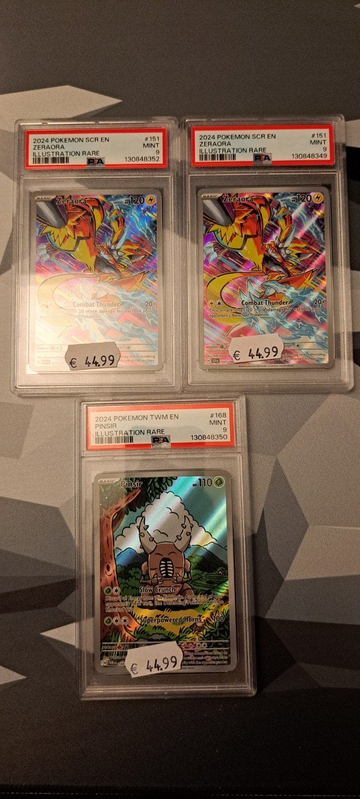 PSA 9 pokemon kaarten, Hobby en Vrije tijd, Verzamelkaartspellen | Pokémon, Ophalen, Zo goed als nieuw, Losse kaart