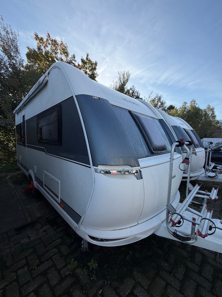 Hobby Excellent 495 UFE 2019 Incl. Mover en Luifel, Rondzit, Hobby, Frans bed, Particulier