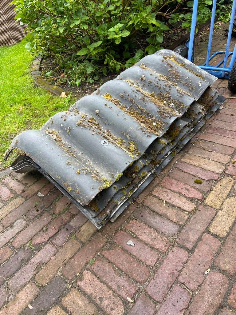 Asbestvrije  nokbedekkers, Ophalen, Overige materialen, Gebruikt, 15 m² of meer