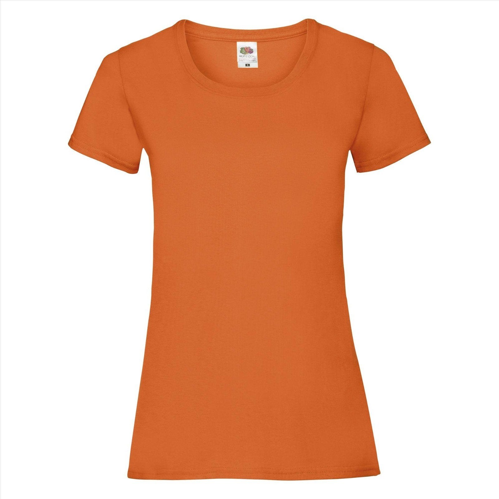 Party Fruit of the Loom Oranje Dames Shirts - Diverse Maten, Fruit of the Loom, Nieuw, Oranje, Ophalen of Verzenden