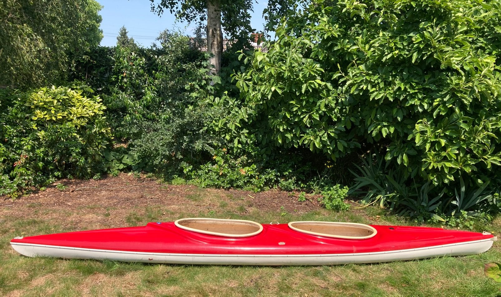 Mooie 2 persoons kajak, Watersport en Boten, Kano's, Ophalen, Zo goed als nieuw, Twee personen, Kajak
