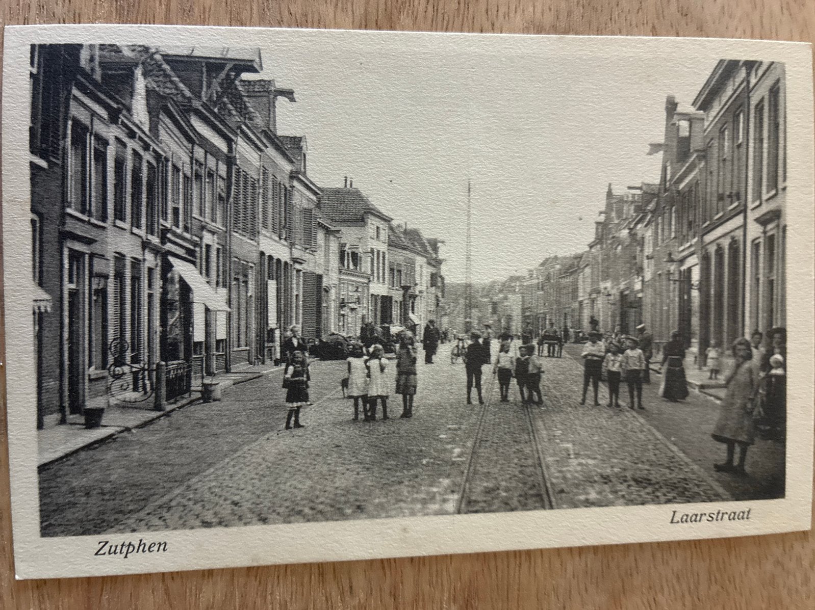 Oude Ansichtkaart Zutphen Laarstraat, Ophalen of Verzenden, 1920 tot 1940, Gelopen, Gelderland