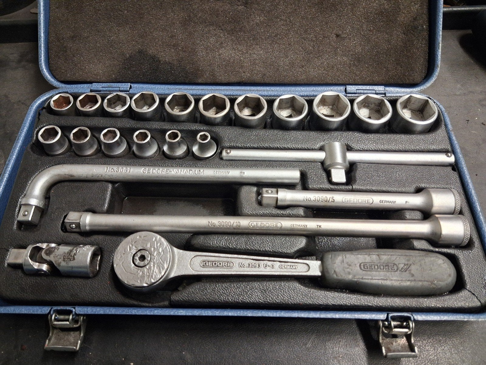 Gedore doppenset, Ophalen of Verzenden, Gebruikt