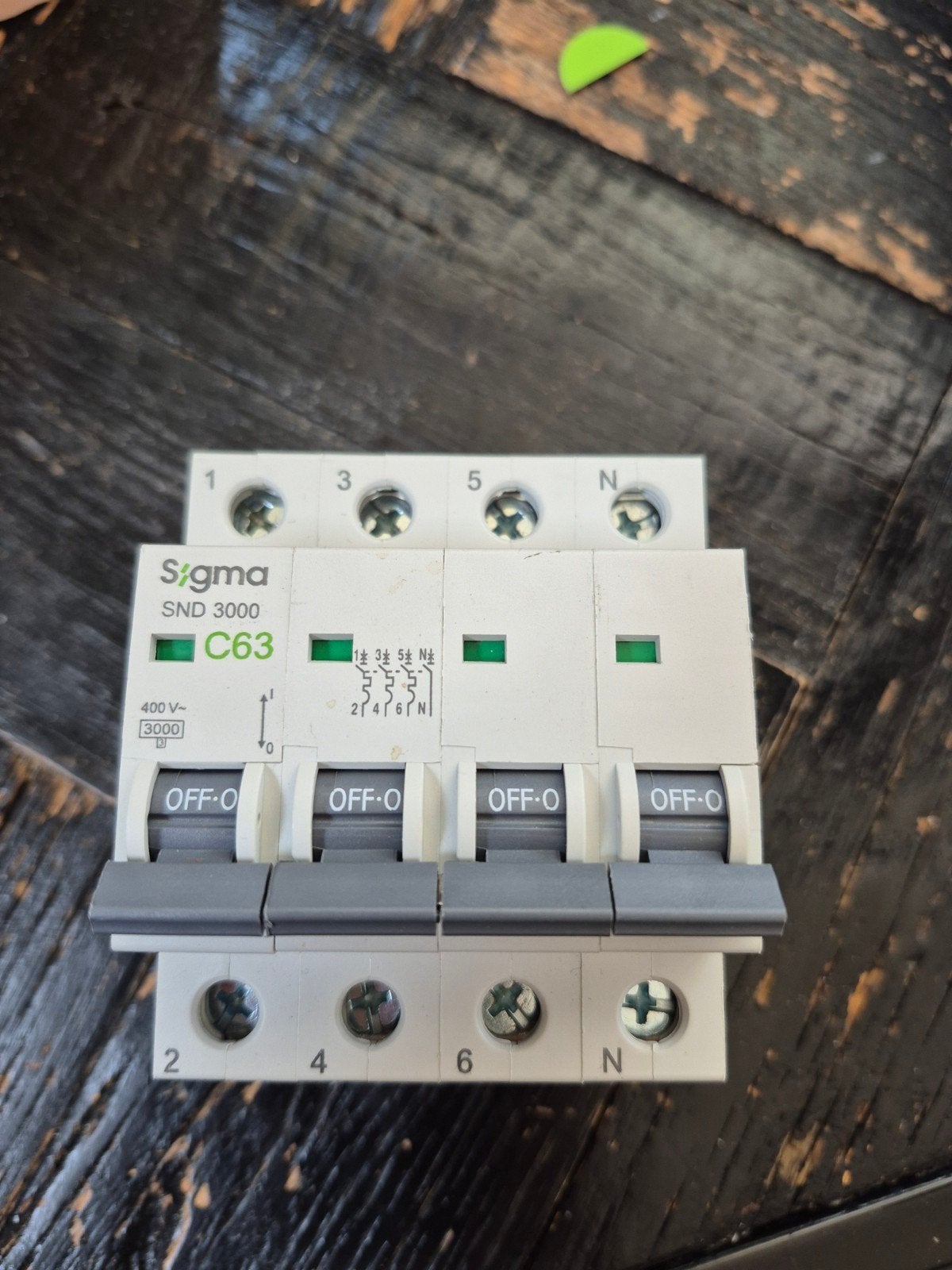 Nieuwe Sigma Automatische Zekering 4P C63 Automaat meterkast, Ophalen of Verzenden, Nieuw, Overige typen
