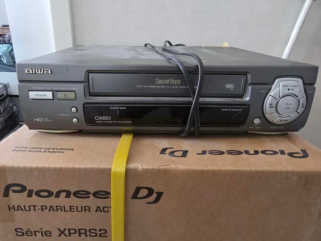 Aiwa GX810 VHS-videorecorder, Ophalen of Verzenden, Gebruikt, VHS-speler of -recorder