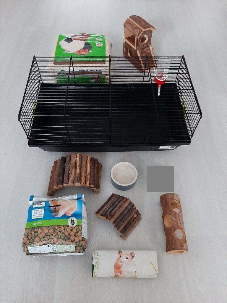 Hamster/ muis ( reis) kooi inclusief overige benodigdheden, Dieren en Toebehoren, Ophalen, Gebruikt, Overige typen