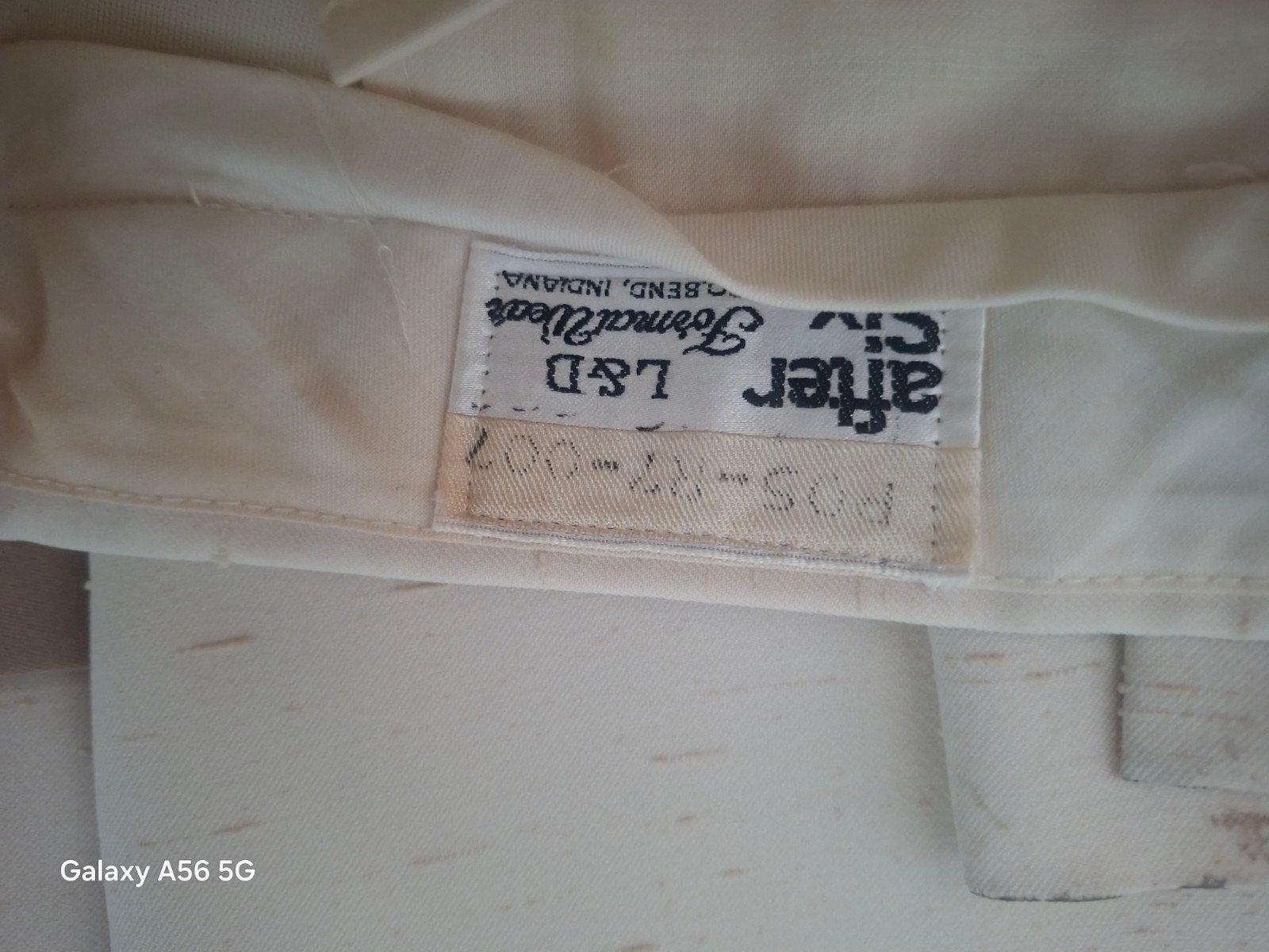 After Six Heren Kostuum - Beige/Bruin - Maat L, After Six, Maat 52/54 (L), Beige, Ophalen of Verzenden