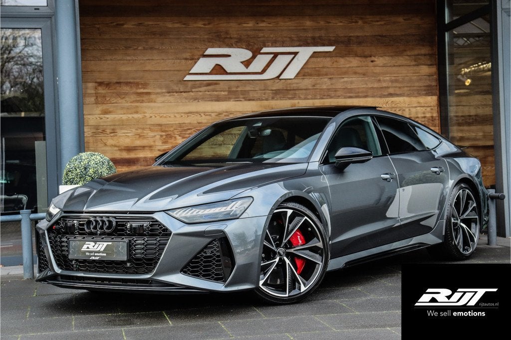 Audi RS7 4.0 V8 TFSI Quattro 600pk *OPF delete/Keramisch/HUD, Auto's, Audi, Automaat, Gebruikt, Bedrijf, Vierwielaandrijving