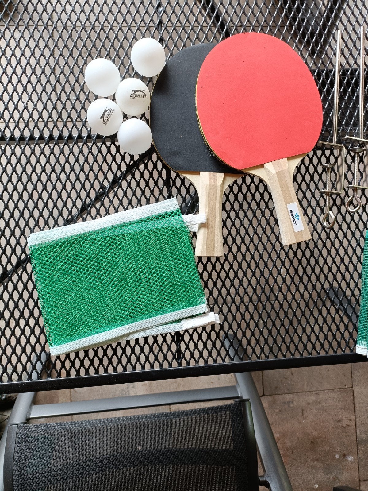 Tafeltennis set: batjes, balletjes en netje, Ophalen of Verzenden, Net, Batje(s) of Balletje(s)