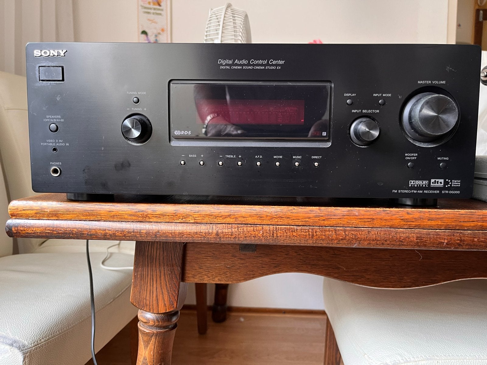 Sony STR-DE300 Receiver met Bose 101 Music Monitor Speakers, Ophalen, Gebruikt, Sony, Minder dan 60 watt