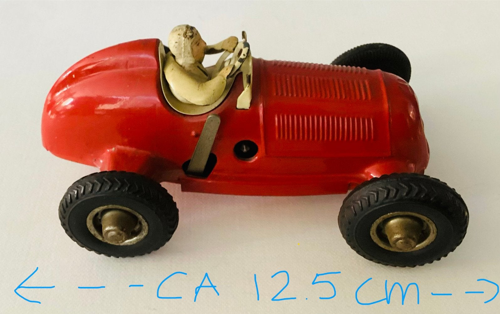 Opwindbare Blikken 1950’s Gescha Mercedes Racewagen,Raceauto, Antiek en Kunst, Ophalen