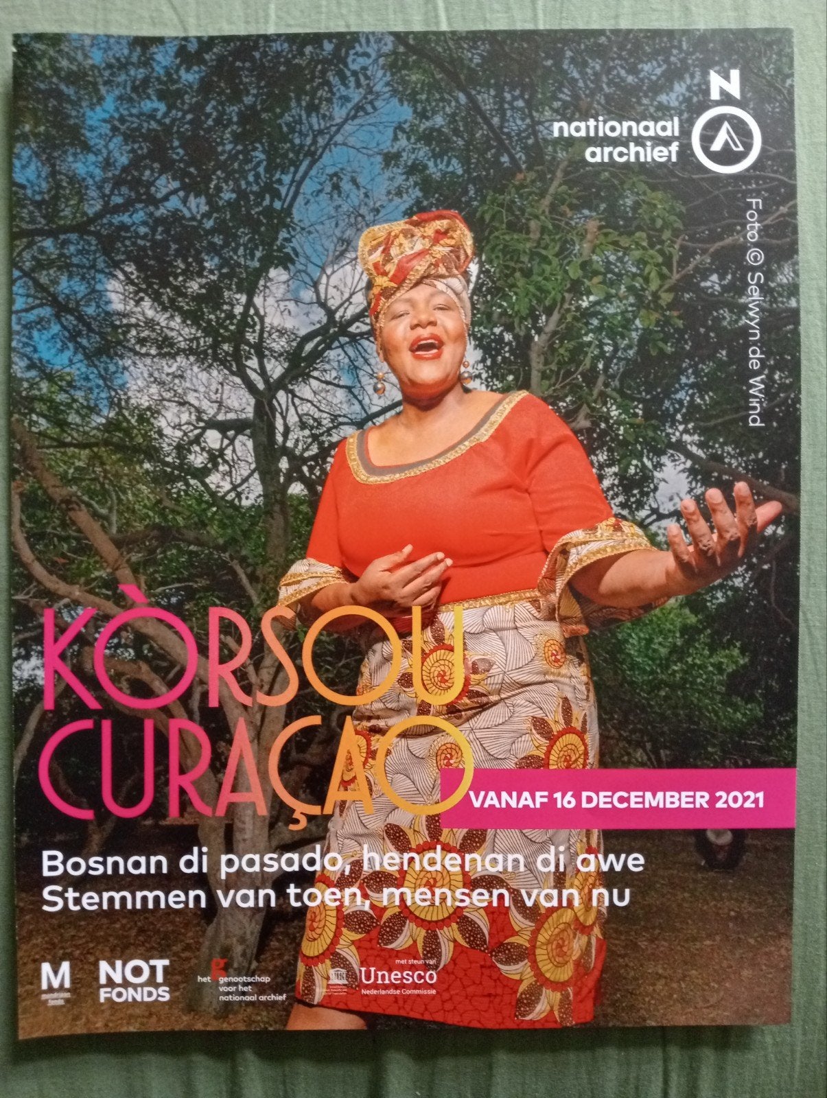 Tijdschrift Affiche Advertentie Korsou Curaçao, Ophalen of Verzenden