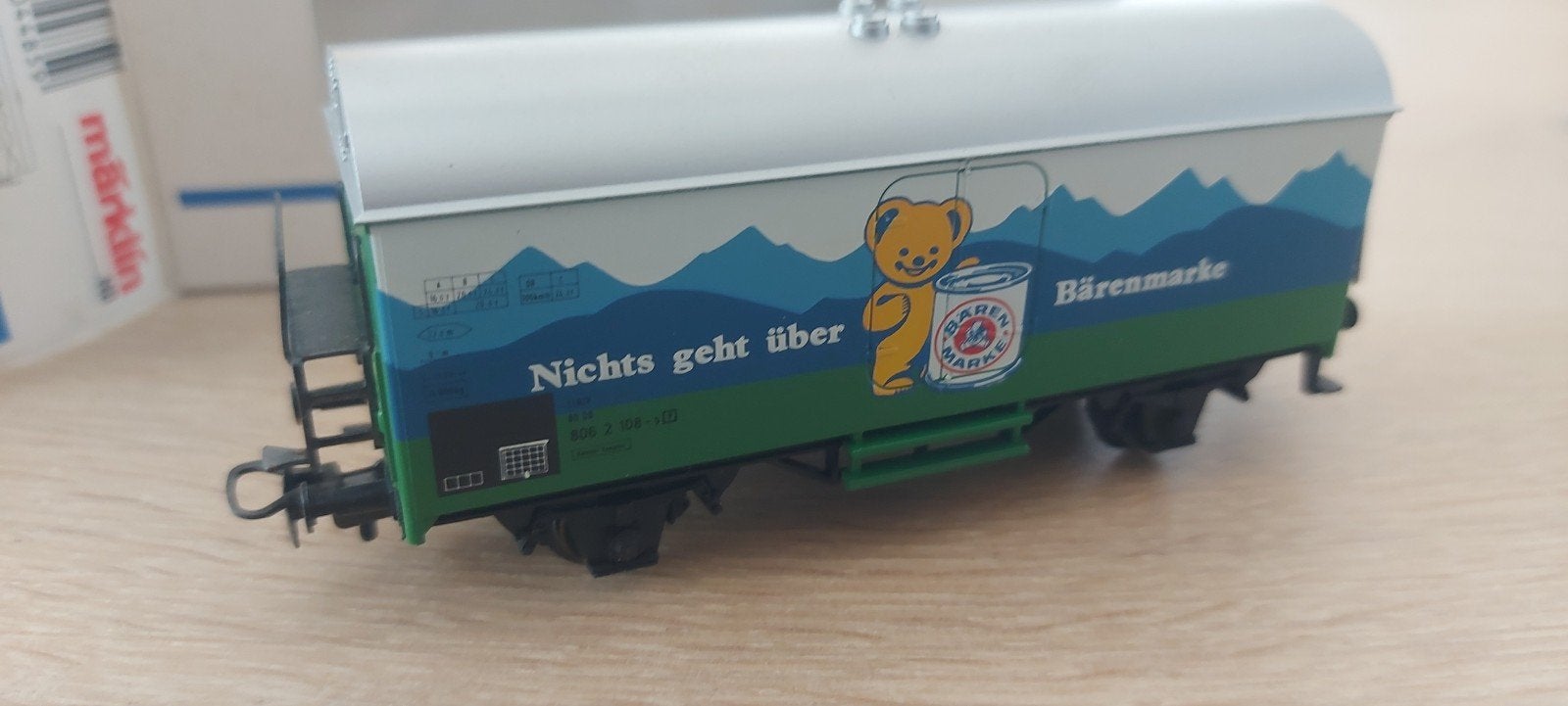 Märklin DB/Bärenmarke goederenwagen artnr 4485 in ovp, Hobby en Vrije tijd, Modeltreinen | H0, Wisselstroom, Wagon, Ophalen of Verzenden