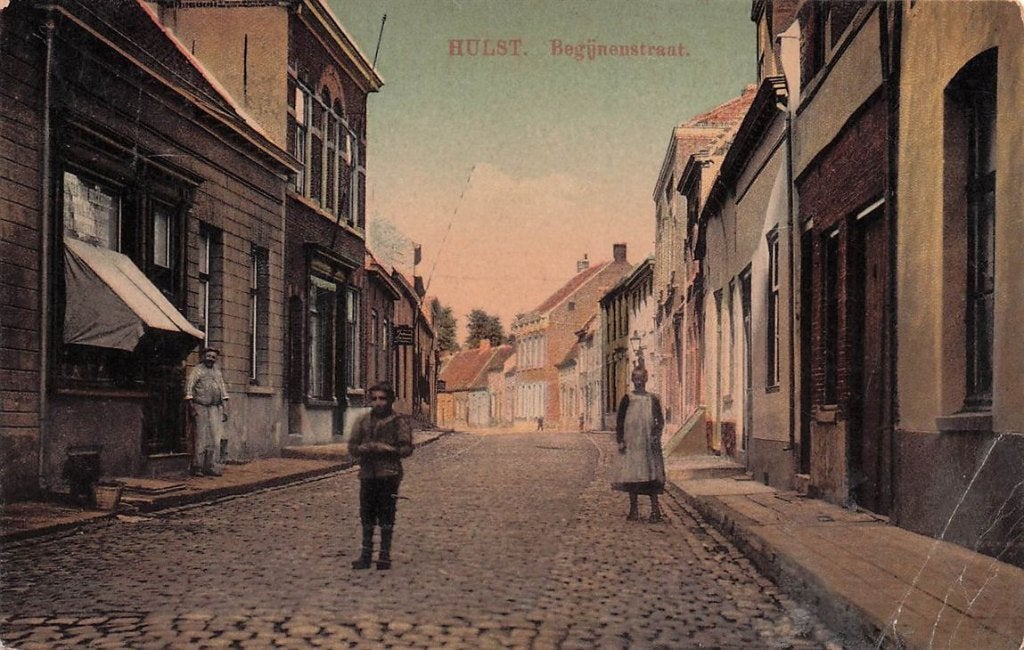 703-197-007 Hulst Begijnenstraat, Verzenden, Voor 1920, Zeeland