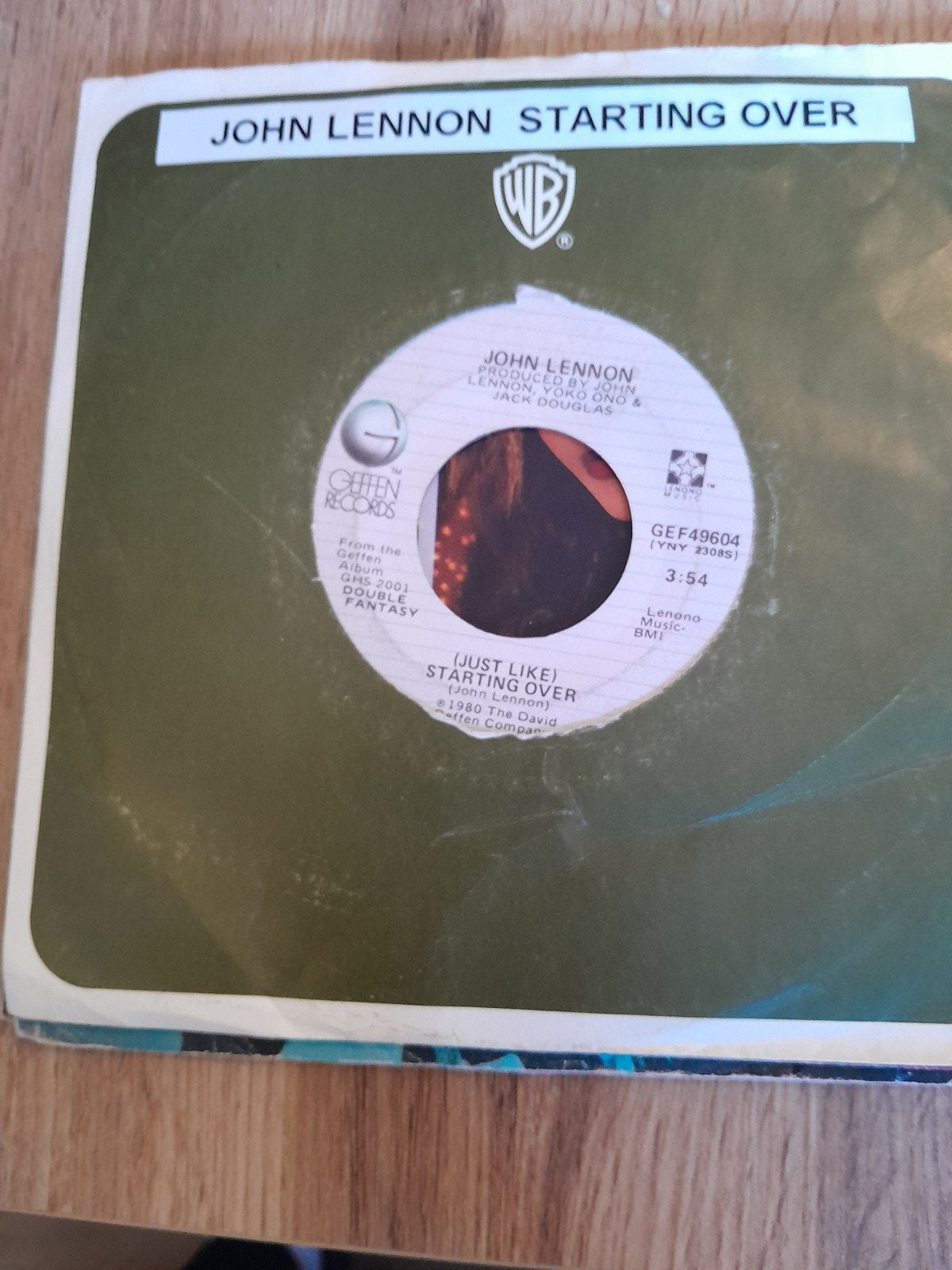 John lennon 7inch starting over, Ophalen of Verzenden, Zo goed als nieuw, Pop