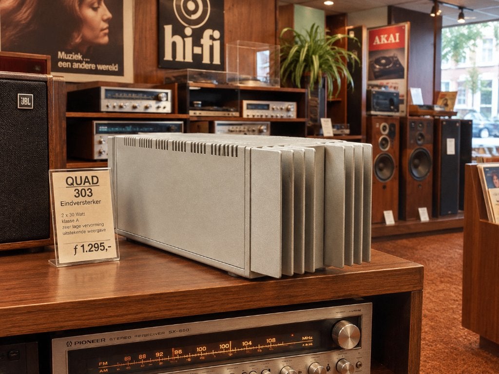 QUAD 303 – klassiek ontwerp, modern onder handen genomen, Overige merken, Ophalen of Verzenden, Zo goed als nieuw, 60 tot 120 watt