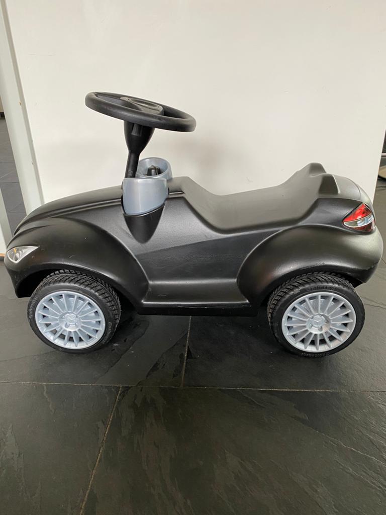 Loopauto Big Bobbiecar Mercedes zwart, Kinderen en Baby's, Ophalen, Zo goed als nieuw