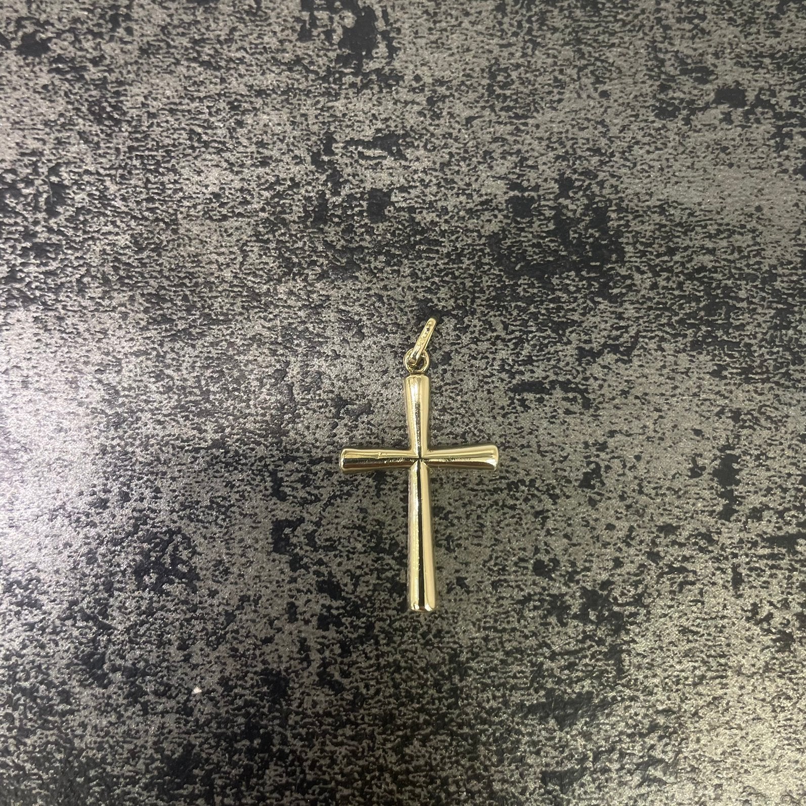 14k gouden kruis hanger, Sieraden, Tassen en Uiterlijk, Kettinghangers, Ophalen of Verzenden, Zo goed als nieuw, Kruis of Symbool