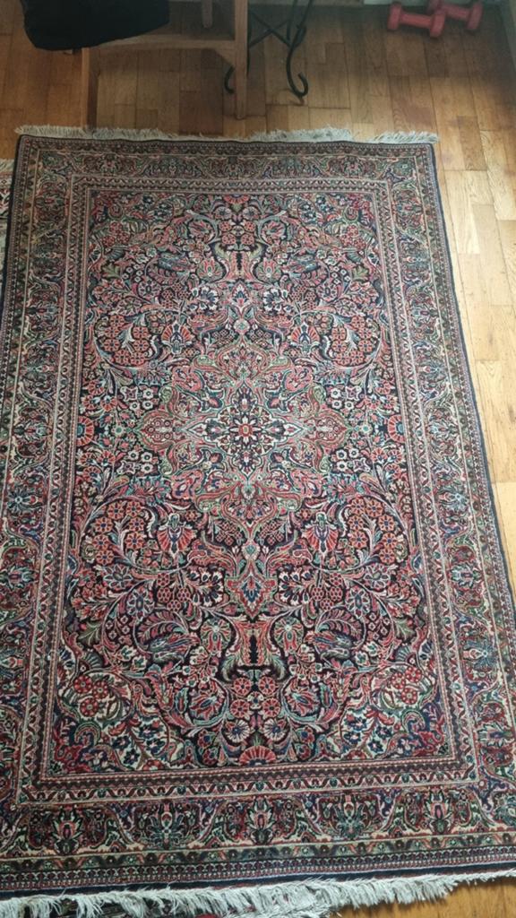 Persisch Tapijt Kashan, Ophalen of Verzenden, Rechthoekig, 200 cm of meer