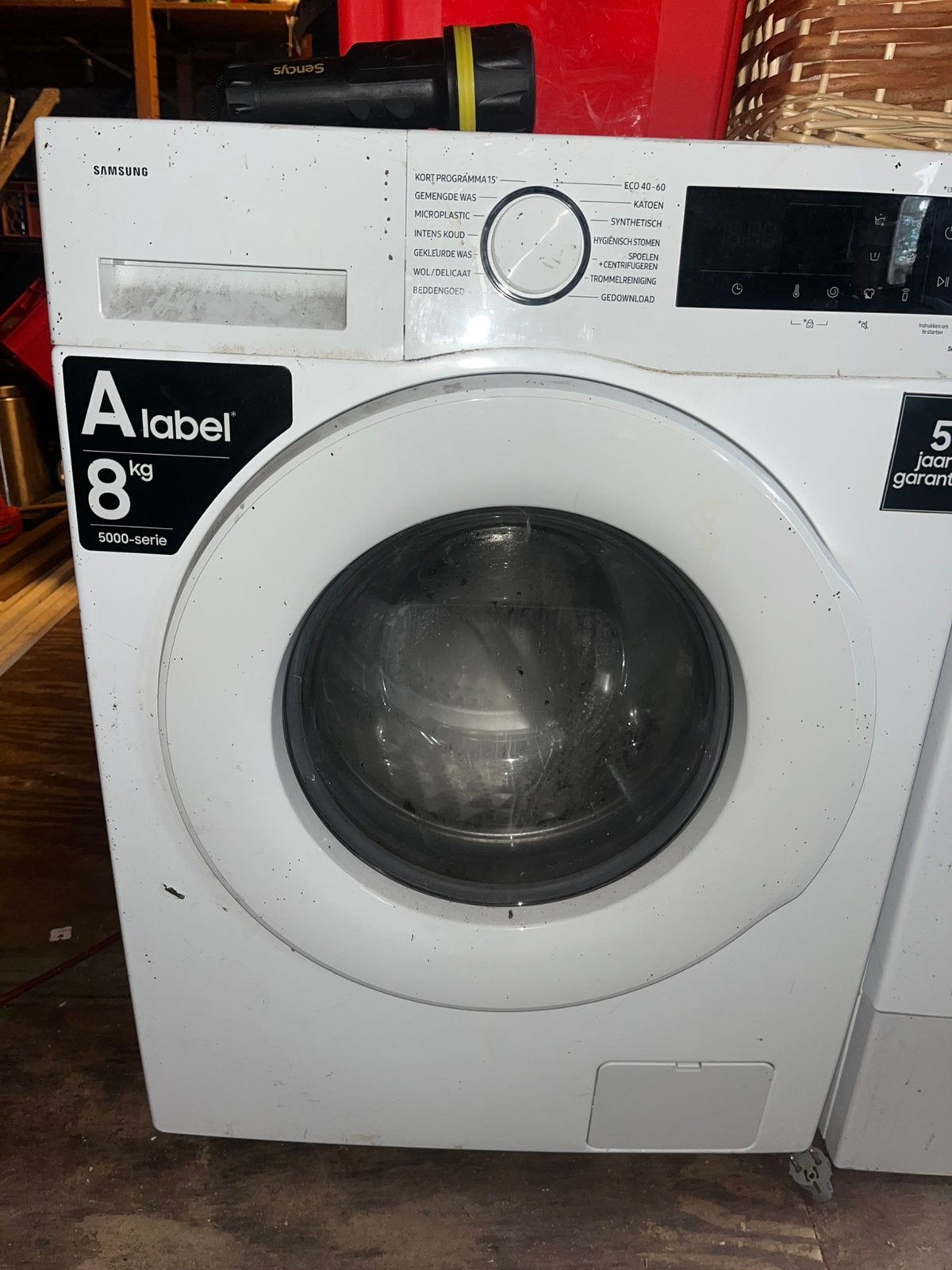 Samsung wasmachine, Ophalen, Zo goed als nieuw, 85 tot 90 cm, 1200 tot 1600 toeren