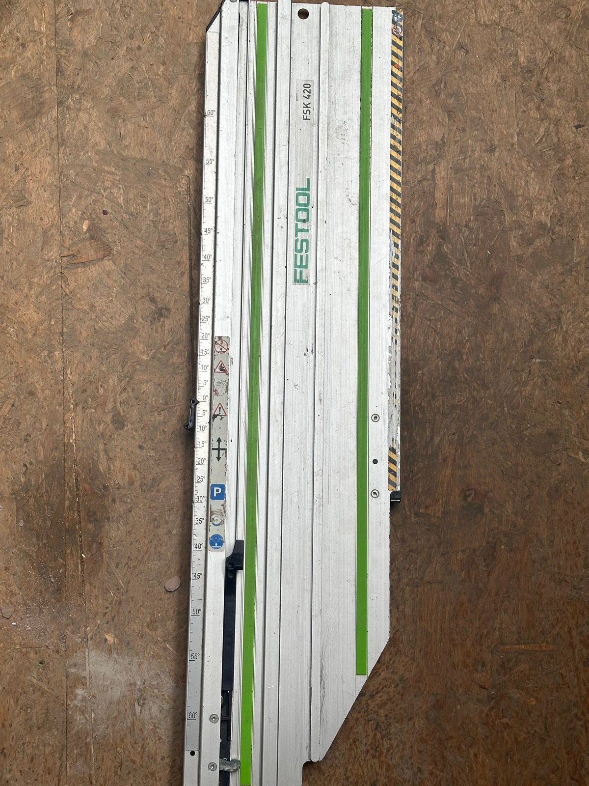 Festool FSK 420 Afkortrail voor Afkortzaag, Ophalen, Gebruikt, 70 mm of meer, Afkortzaag