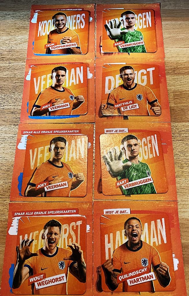 AH 'Oranje' Voetbalplaatjes EK 2024, Verzamelen, Supermarktacties, Albert Heijn, Ophalen