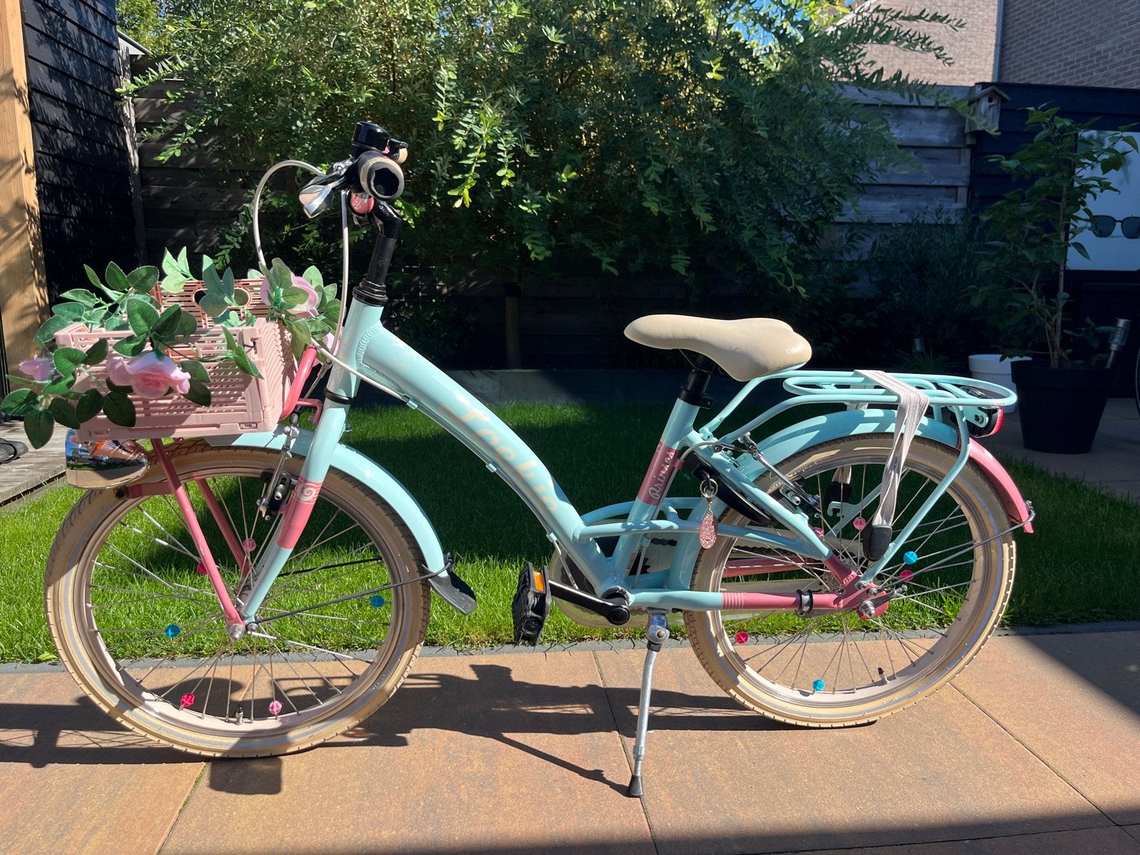 Loekie 20 inch meisjesfiets - Zo goed als nieuw!, Fietsen en Brommers, Ophalen, Terugtraprem, 20 inch, Handrem